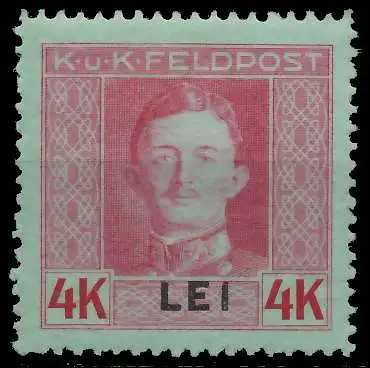 ÖSTERREICH FELDPOST RUMÄNIEN Nr 17 ungebraucht 742852