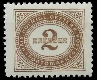 ÖSTERREICH PORTOMARKEN 1894 Nr 2F postfrisch 7428A2