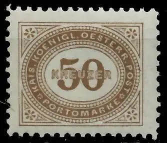 ÖSTERREICH PORTOMARKEN 1894 Nr 9E postfrisch 7428BE