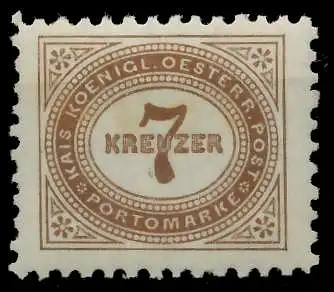 ÖSTERREICH PORTOMARKEN 1894 Nr 6A postfrisch 7428AE