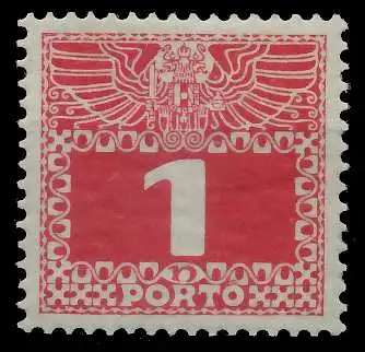 ÖSTERREICH PORTOMARKEN 1908 11 Nr 34y postfrisch 7428D6
