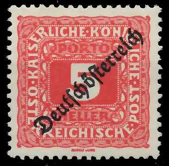 ÖSTERREICH PORTOMARKEN 1919 Nr 64 postfrisch 74293E