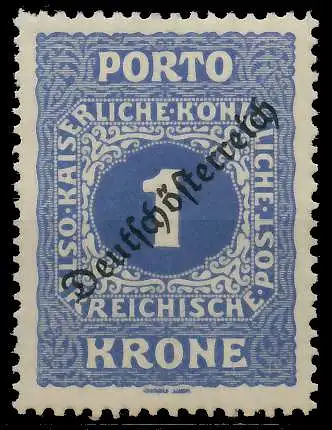 ÖSTERREICH PORTOMARKEN 1919 Nr 72 postfrisch 74295A