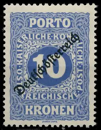 ÖSTERREICH PORTOMARKEN 1919 Nr 74 postfrisch 742962