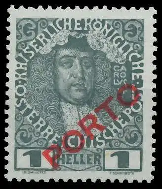 ÖSTERREICH PORTOMARKEN 1916 17 Nr 58 postfrisch 74296E