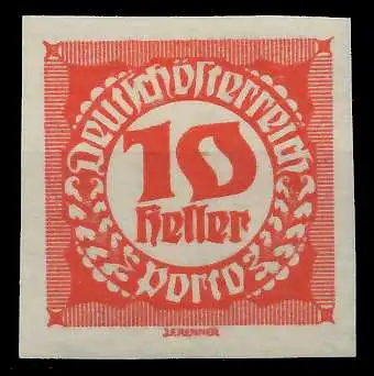 ÖSTERREICH PORTOMARKEN 1920 21 Nr 94 postfrisch 7429A6