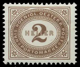 ÖSTERREICH PORTOMARKEN 1900 Nr 23A postfrisch 7429CA