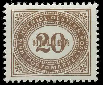 ÖSTERREICH PORTOMARKEN 1900 Nr 31A postfrisch 7429EA