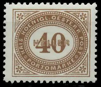 ÖSTERREICH PORTOMARKEN 1900 Nr 32A postfrisch 7429EE