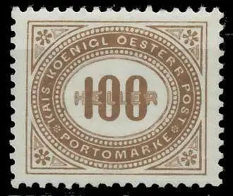 ÖSTERREICH PORTOMARKEN 1900 Nr 33A ungebraucht 7429F2