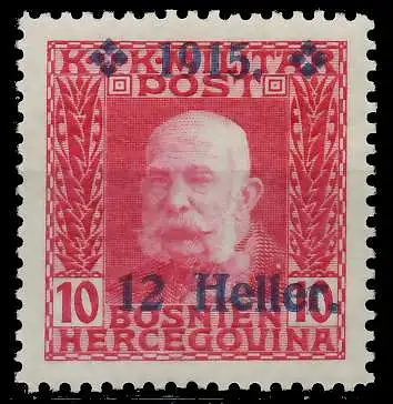 ÖSTERREICH BOSNIEN HERZEGOWINA Nr 94III postfrisch 742AF6