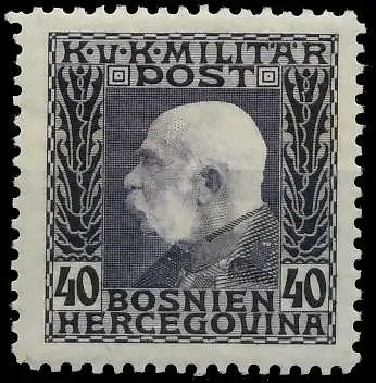 ÖSTERREICH BOSNIEN HERZEGOWINA Nr 75 ungebraucht 742B4A