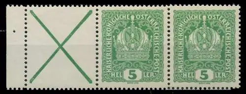 ÖSTERREICH 1916 Nr W1 X+186x postfrisch WAAGR PAAR 742BB6