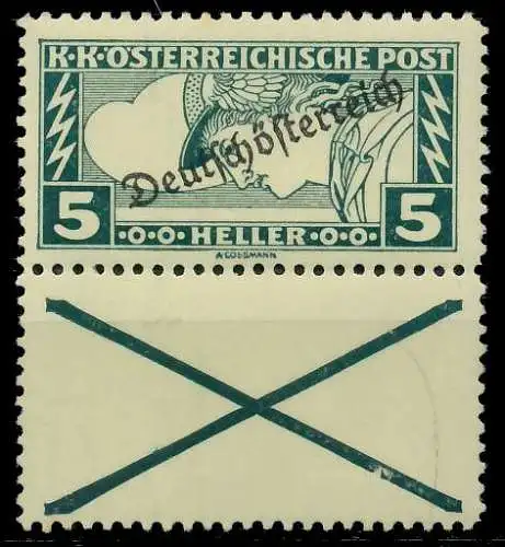 ÖSTERREICH 1919 Nr 253A KrUn postfrisch SENKR PAAR 742BDA
