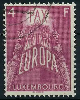 LUXEMBURG 1957 Nr 574 gestempelt 97D5D6