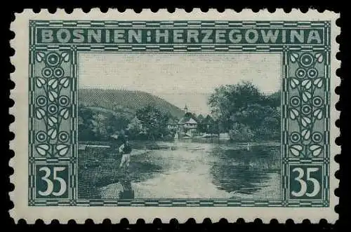 ÖSTERREICH BOSNIEN HERZEGOWINA Nr 38C ungebraucht 742E0E