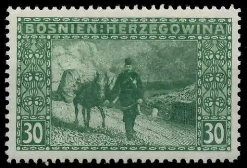 ÖSTERREICH BOSNIEN HERZEGOWINA Nr 37A postfrisch 742DF6