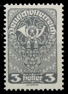 ÖSTERREICH 1919 Nr 255 postfrisch 742E1A