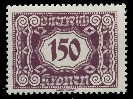 ÖSTERREICH PORTOMARKEN 1922 Nr 119 postfrisch 753D02