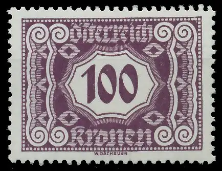 ÖSTERREICH PORTOMARKEN 1922 Nr 118 postfrisch 753CD6