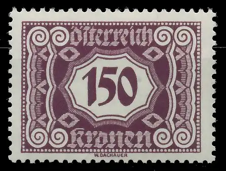 ÖSTERREICH PORTOMARKEN 1922 Nr 119 postfrisch 753CEA