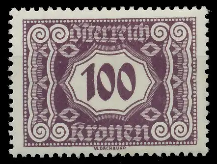 ÖSTERREICH PORTOMARKEN 1922 Nr 118 postfrisch 753CDA