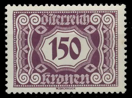 ÖSTERREICH PORTOMARKEN 1922 Nr 119 postfrisch 753CFA