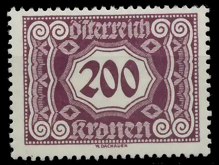 ÖSTERREICH PORTOMARKEN 1922 Nr 120 postfrisch 753D06