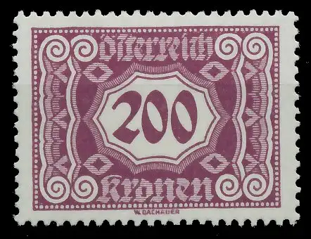 ÖSTERREICH PORTOMARKEN 1922 Nr 120 postfrisch 753D22