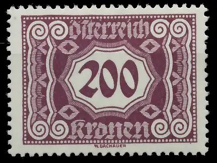 ÖSTERREICH PORTOMARKEN 1922 Nr 120 postfrisch 753D1E