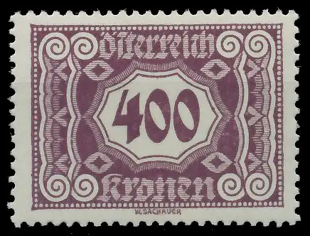 ÖSTERREICH PORTOMARKEN 1922 Nr 121 postfrisch 753D36