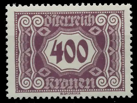 ÖSTERREICH PORTOMARKEN 1922 Nr 121 postfrisch 753D32