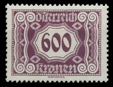 ÖSTERREICH PORTOMARKEN 1922 Nr 122 postfrisch 753D2E