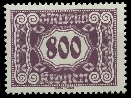 ÖSTERREICH PORTOMARKEN 1922 Nr 123 postfrisch 753D46