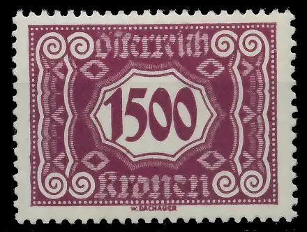 ÖSTERREICH PORTOMARKEN 1922 Nr 126 postfrisch 753D62