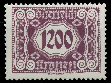 ÖSTERREICH PORTOMARKEN 1922 Nr 125 postfrisch 753D5E