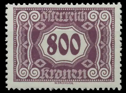 ÖSTERREICH PORTOMARKEN 1922 Nr 123 postfrisch 753D42