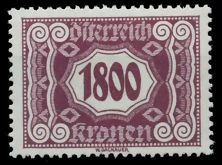 ÖSTERREICH PORTOMARKEN 1922 Nr 127 postfrisch 753D66