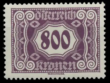 ÖSTERREICH PORTOMARKEN 1922 Nr 123 postfrisch 753D4E