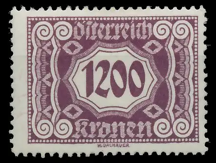 ÖSTERREICH PORTOMARKEN 1922 Nr 125 ungebraucht 753D6E