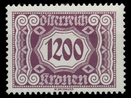 ÖSTERREICH PORTOMARKEN 1922 Nr 125 ungebraucht 753DA2