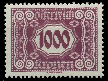 ÖSTERREICH PORTOMARKEN 1922 Nr 124 ungebraucht 753DA6