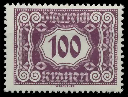 ÖSTERREICH PORTOMARKEN 1922 Nr 118 ungebraucht 753DD6