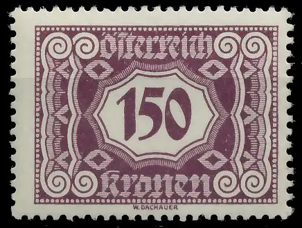 ÖSTERREICH PORTOMARKEN 1922 Nr 119 ungebraucht 753DAE