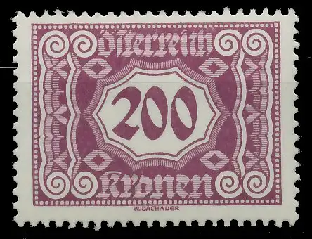 ÖSTERREICH PORTOMARKEN 1922 Nr 120 ungebraucht 753D7A