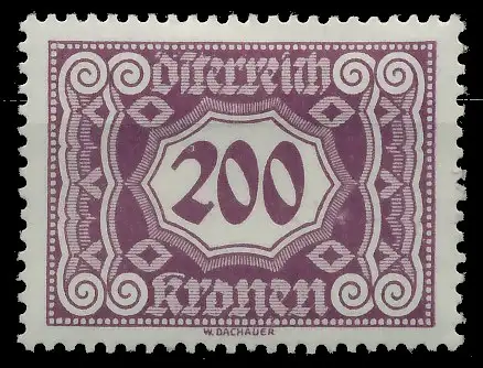 ÖSTERREICH PORTOMARKEN 1922 Nr 120 ungebraucht 753DAA