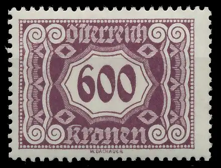 ÖSTERREICH PORTOMARKEN 1922 Nr 122 ungebraucht 753D82