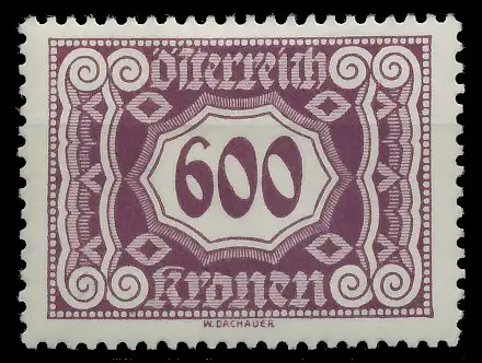 ÖSTERREICH PORTOMARKEN 1922 Nr 122 ungebraucht 753D8E