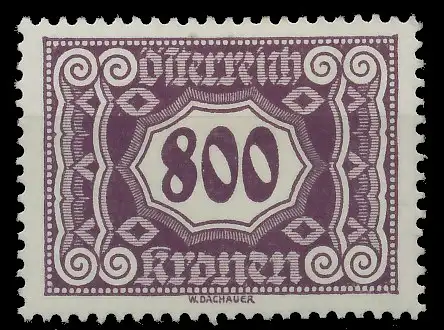 ÖSTERREICH PORTOMARKEN 1922 Nr 123 ungebraucht 753D76