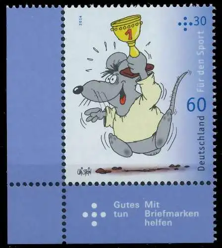 BRD BUND 2014 Nr 3075 postfrisch ECKE-ULI 7540BE